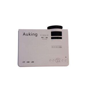 AuKing Mini Projector Full HD 1080P Portable Digital Video-Projector. Preowned.
